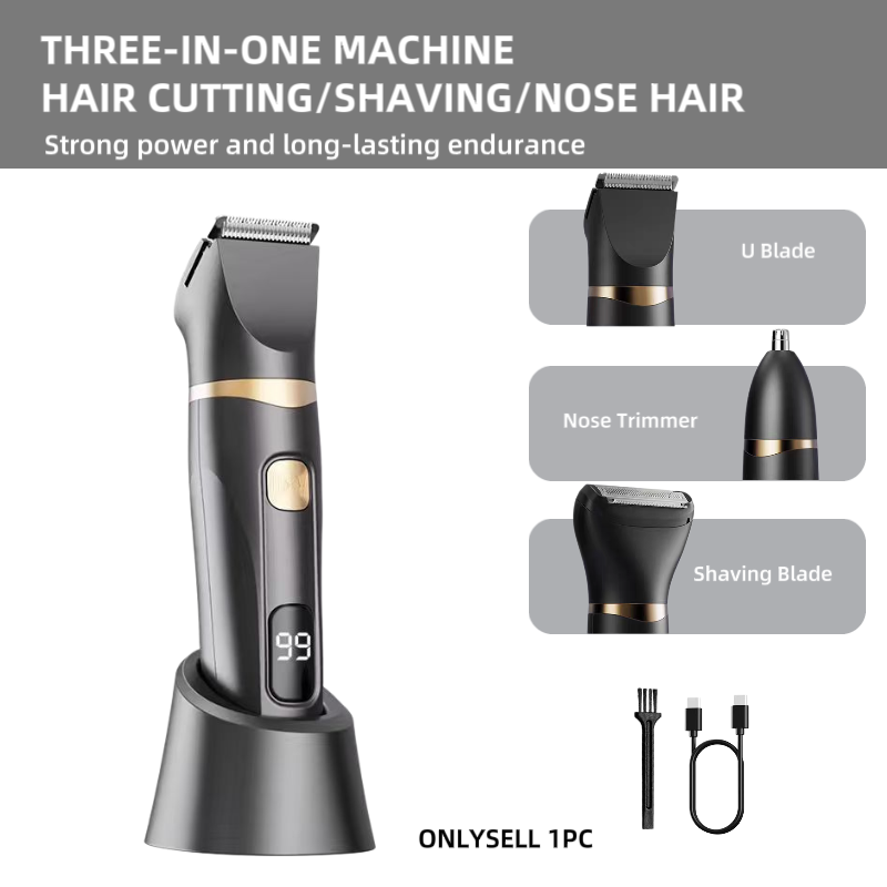 3‑Pcs Household Electric Groom - огляд і ціна Mens Grooming Travel Kit