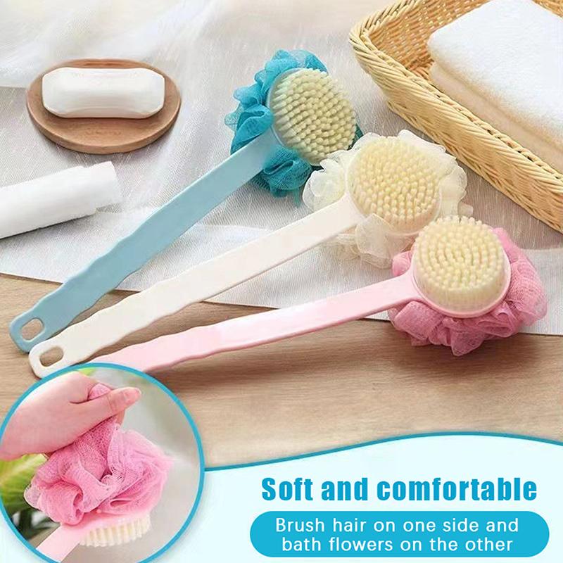 Curved Long Handle Shower Brus - огляд і ціна Exfoliating Scrub Mens