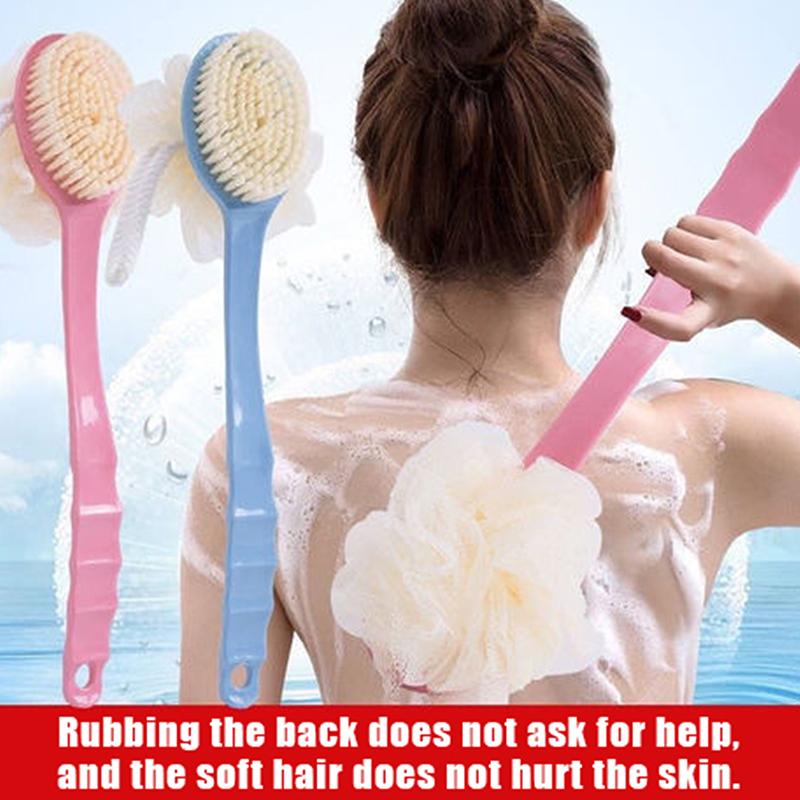 Curved Long Handle Shower Brus - огляд і ціна Exfoliating Scrub Mens