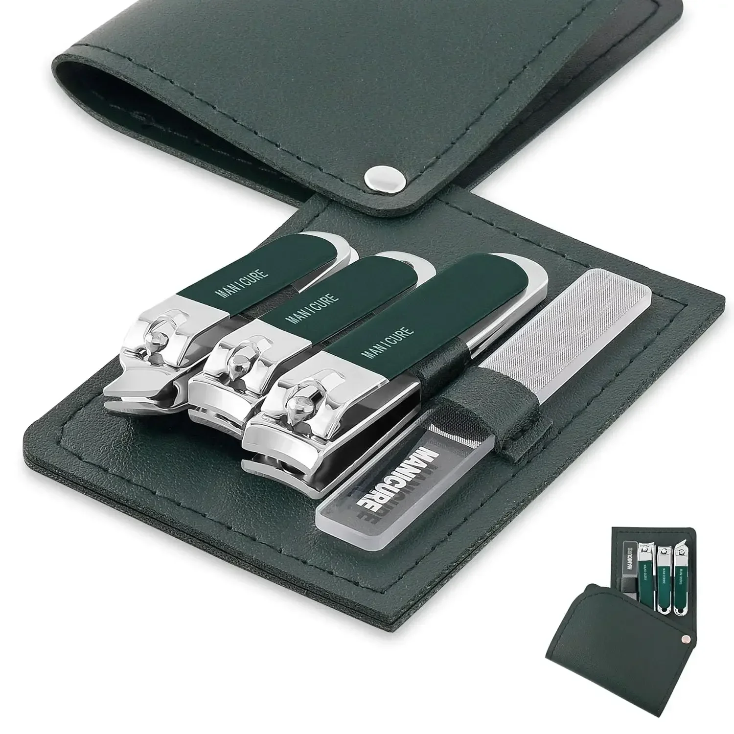 ,4 Pcs Men/Women Nail Clippers - огляд і ціна Mens Grooming Travel Kit