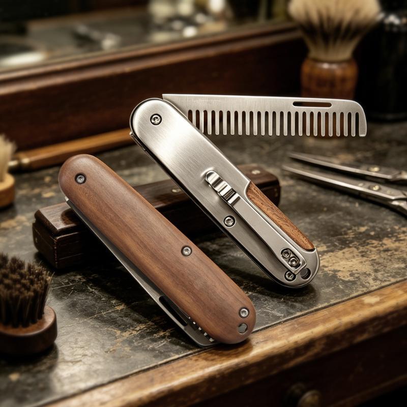 1Pcs Barber-Grade Travel Hair  - огляд і ціна Mens Grooming Travel Kit