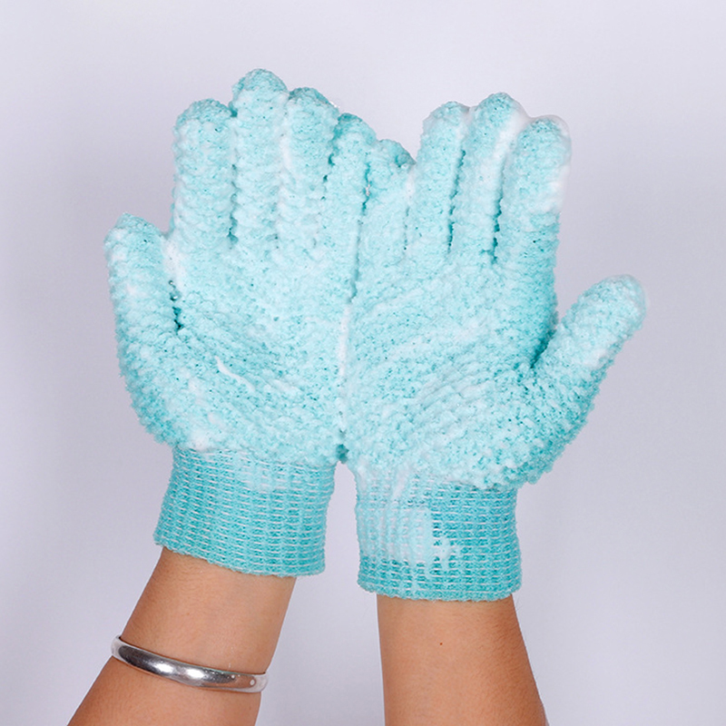 2PCS Exfoliating Bath Gloves S - огляд і ціна Exfoliating Scrub Mens