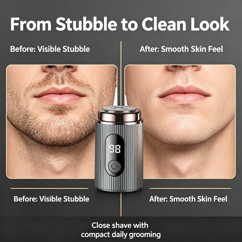 2026 Mini Electric Shaver Port - огляд і ціна Mens Grooming Travel Kit