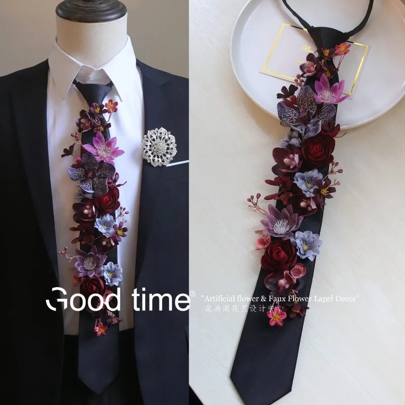 Tie flower simulation flower,  - огляд і ціна Men'S Grooming Day