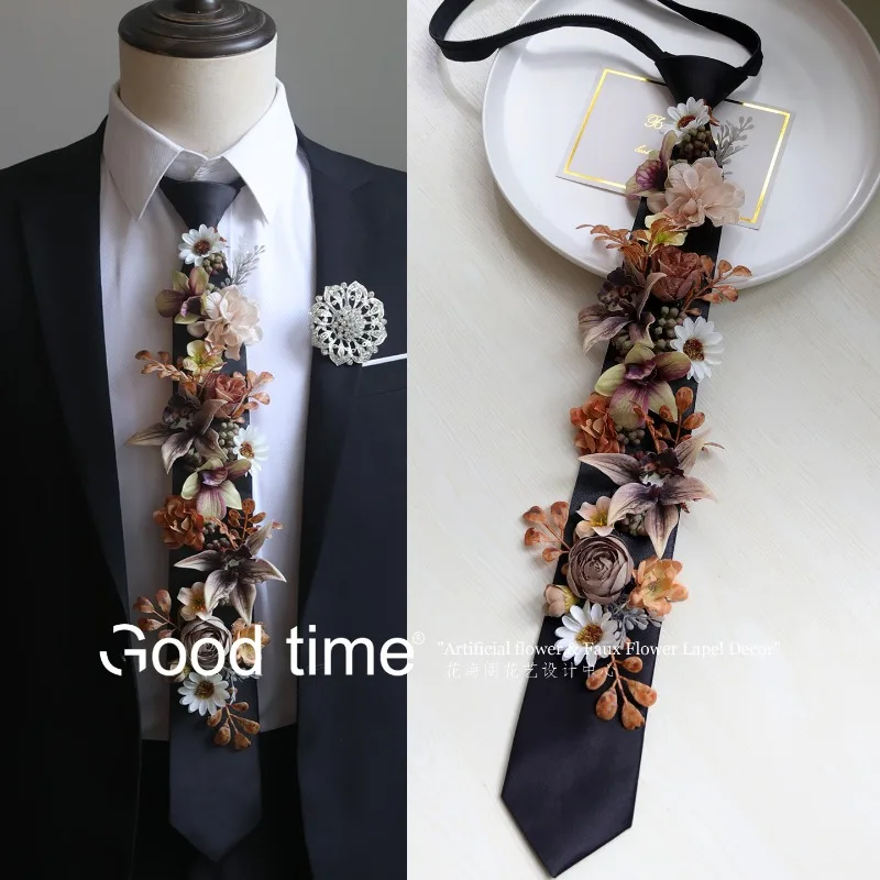 Tie flower simulation flower,  - огляд і ціна Men'S Grooming Day