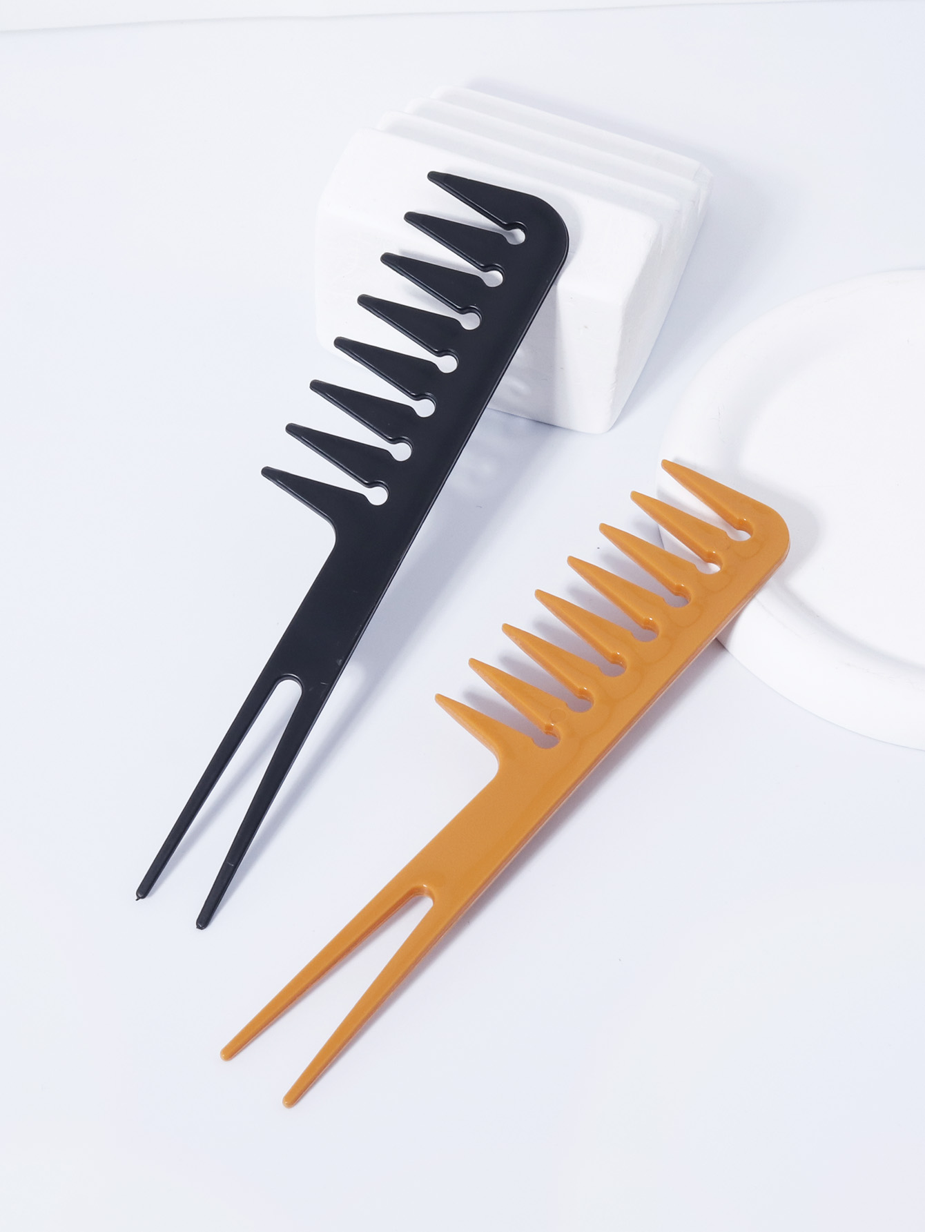 Double Fork Wide Tooth Comb, D - огляд і ціна Men'S Grooming Brush