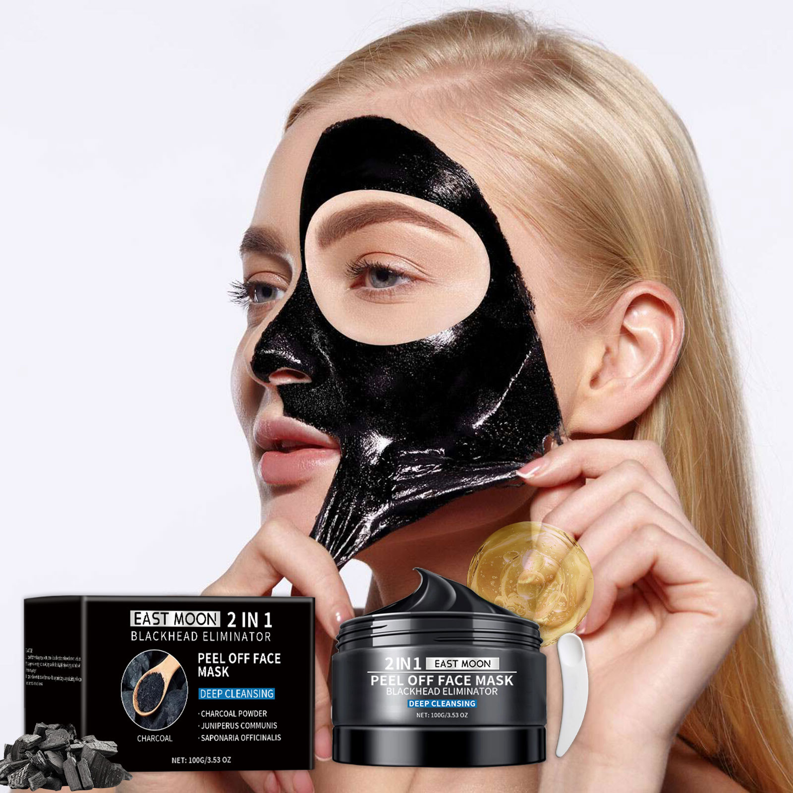 Bamboo Charcoal Blackhead Remo - огляд і ціна Exfoliating Scrub Mens