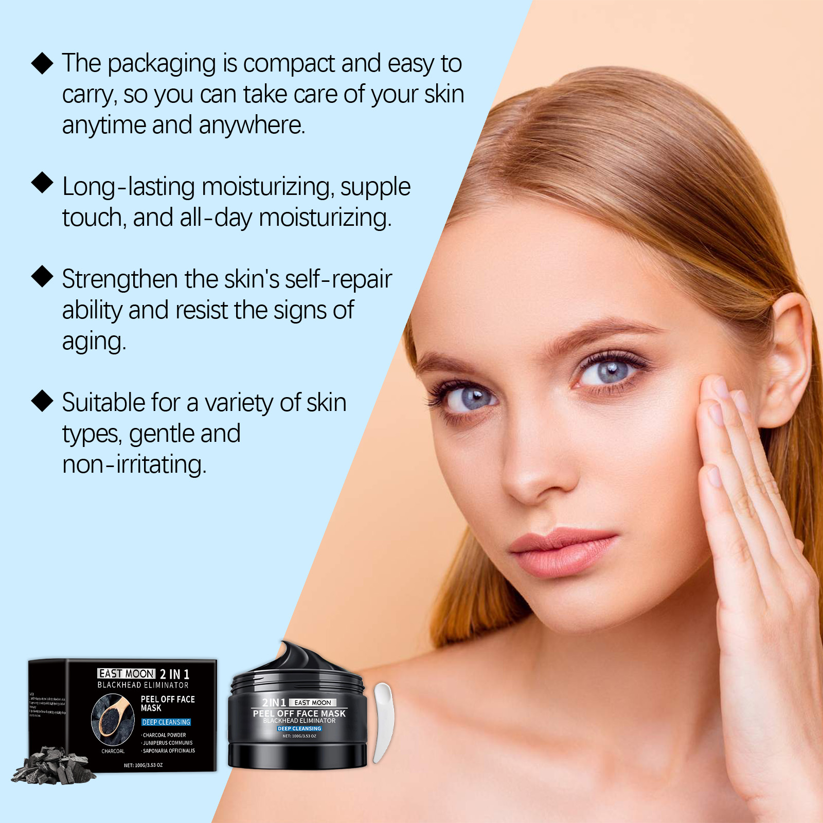 Bamboo Charcoal Blackhead Remo - огляд і ціна Exfoliating Scrub Mens