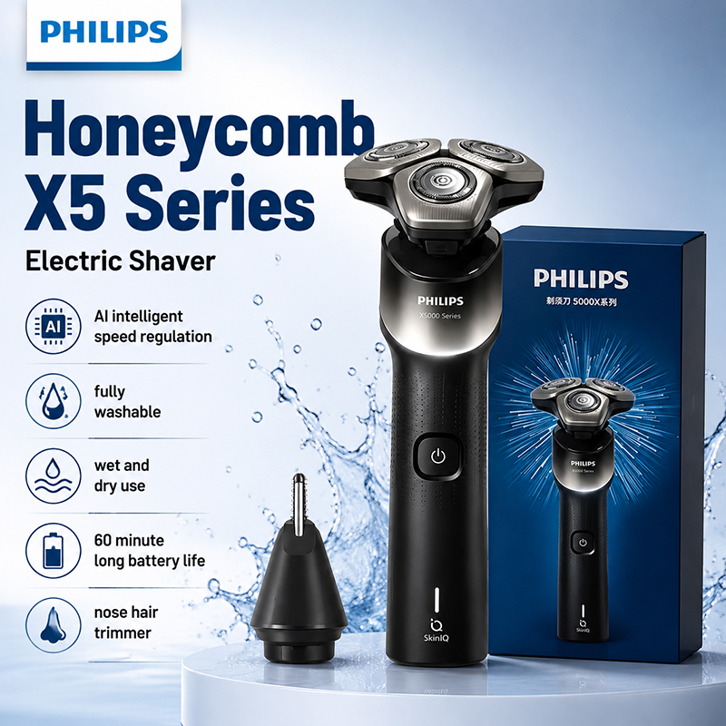 Philips XQ523 Rotary Electric  - огляд і ціна Mens Grooming Kit Philips