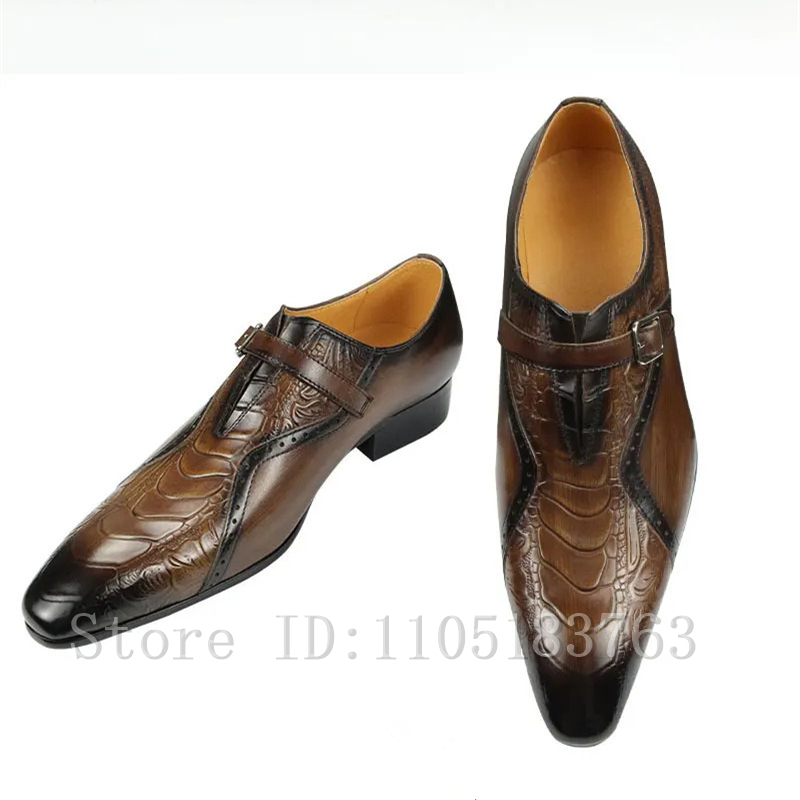 Luxury Men's Brown Black Handm - огляд і ціна Men'S Grooming Oxford