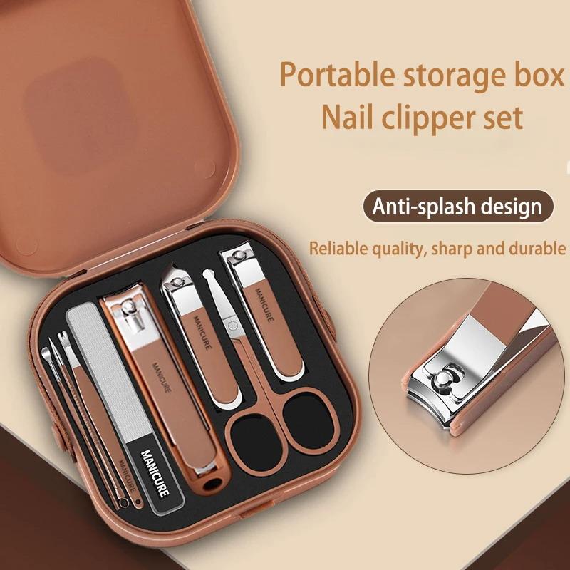 Nail Care Kit Anti-Splatter Ma - огляд і ціна Mens Grooming Travel Kit