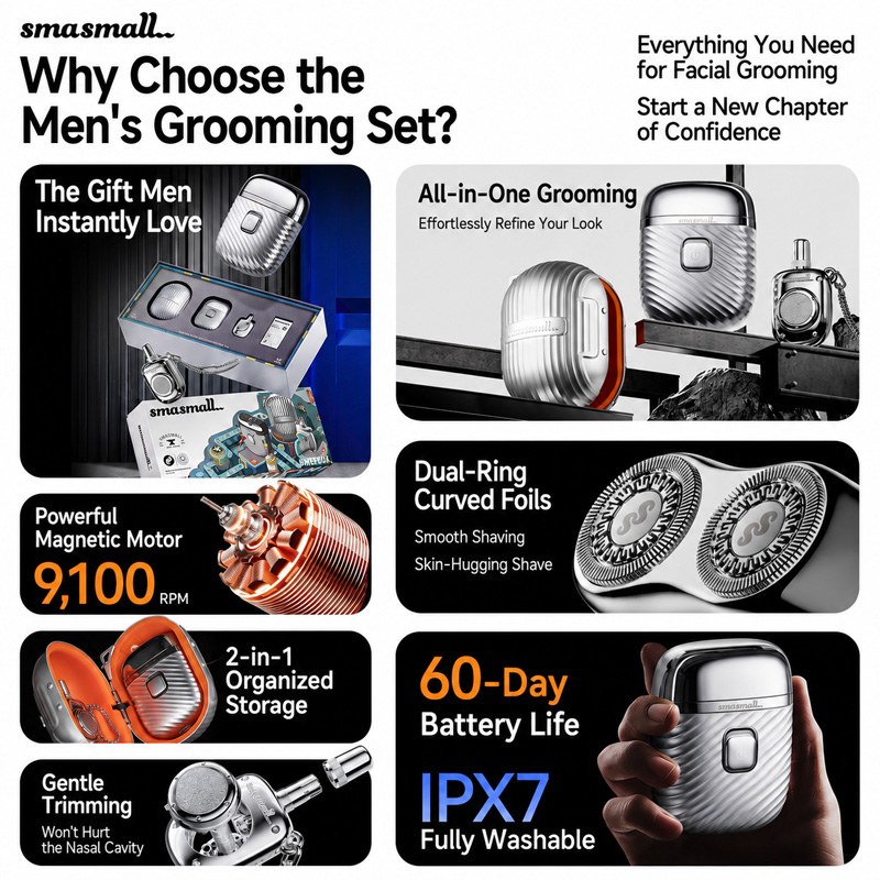 SMASMALL Matebox 3 in 1 Mini E - огляд і ціна Men'S Grooming Boxes