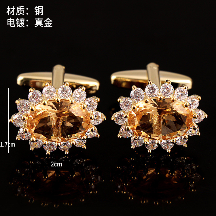 Luxury Large Crystal Cufflinks - огляд і ціна Men'S Grooming Boxes