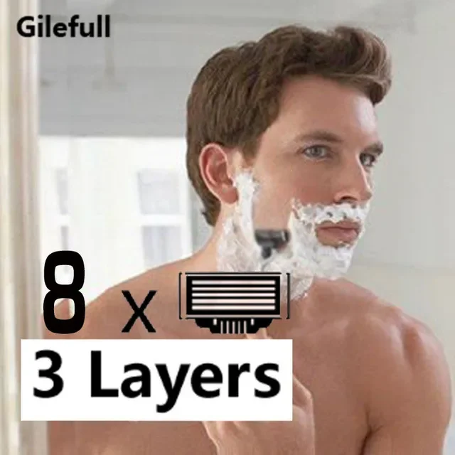 8pcs/Pack Men's Face Shaving R - огляд і ціна Men'S Face Grooming