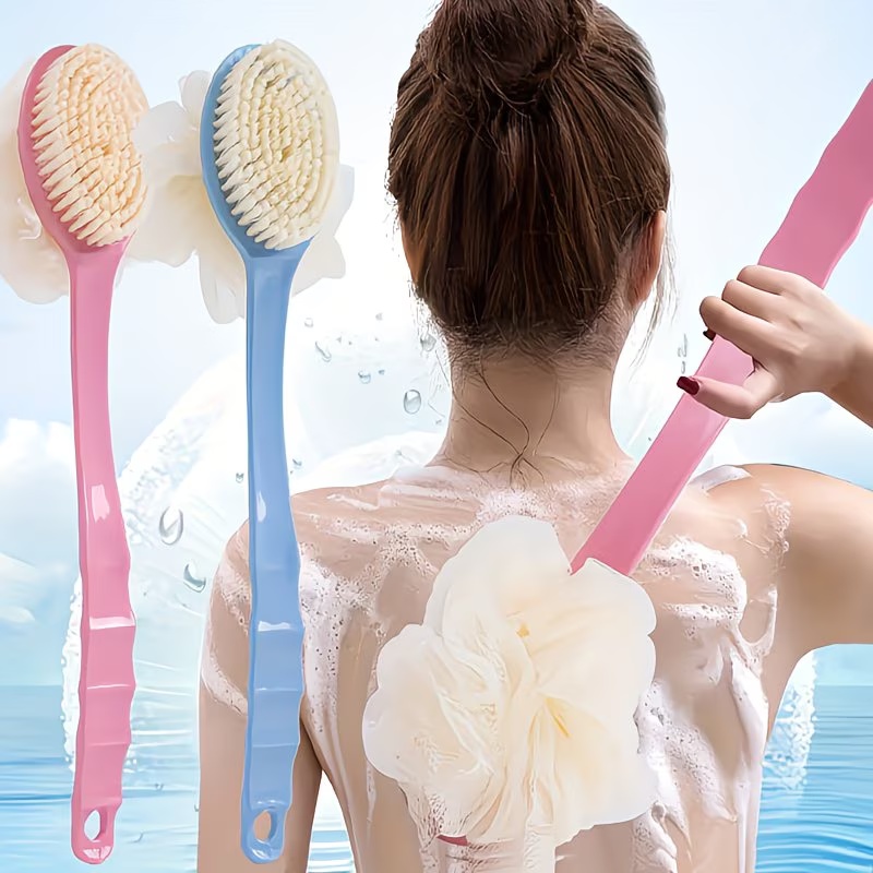 2-In-1 Soft Fiber Bath Brush G - огляд і ціна Exfoliating Scrub Mens