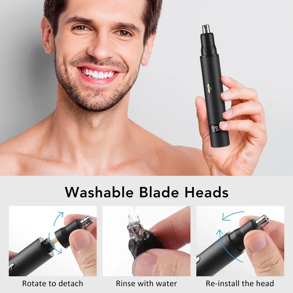 Nose Hair Trimmer for Men 3 in - огляд і ціна Mens Grooming Travel Kit