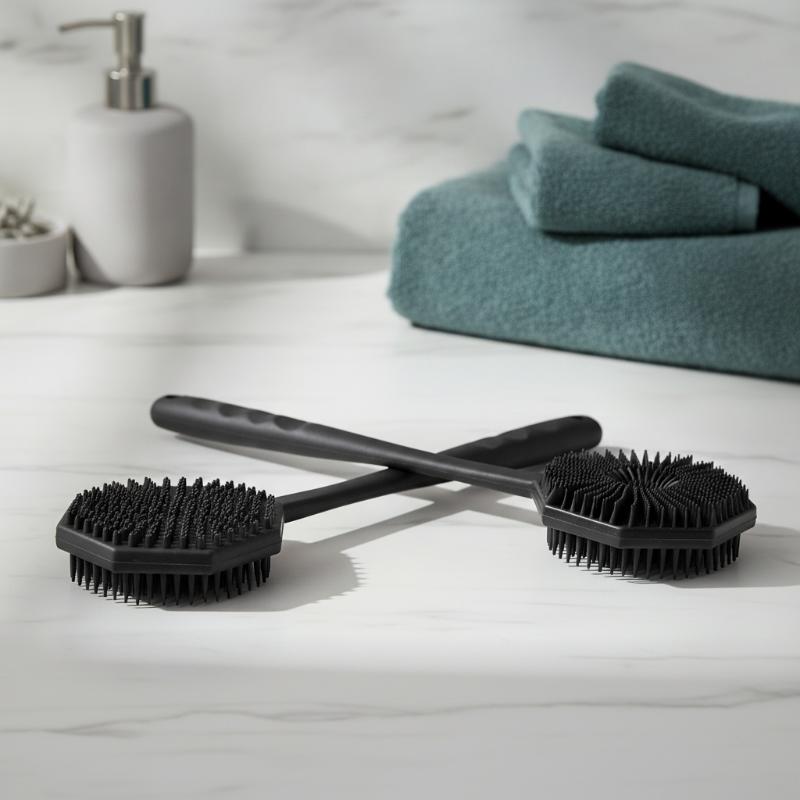 Silicone Back Shower Brush Sof - огляд і ціна Exfoliating Scrub Mens