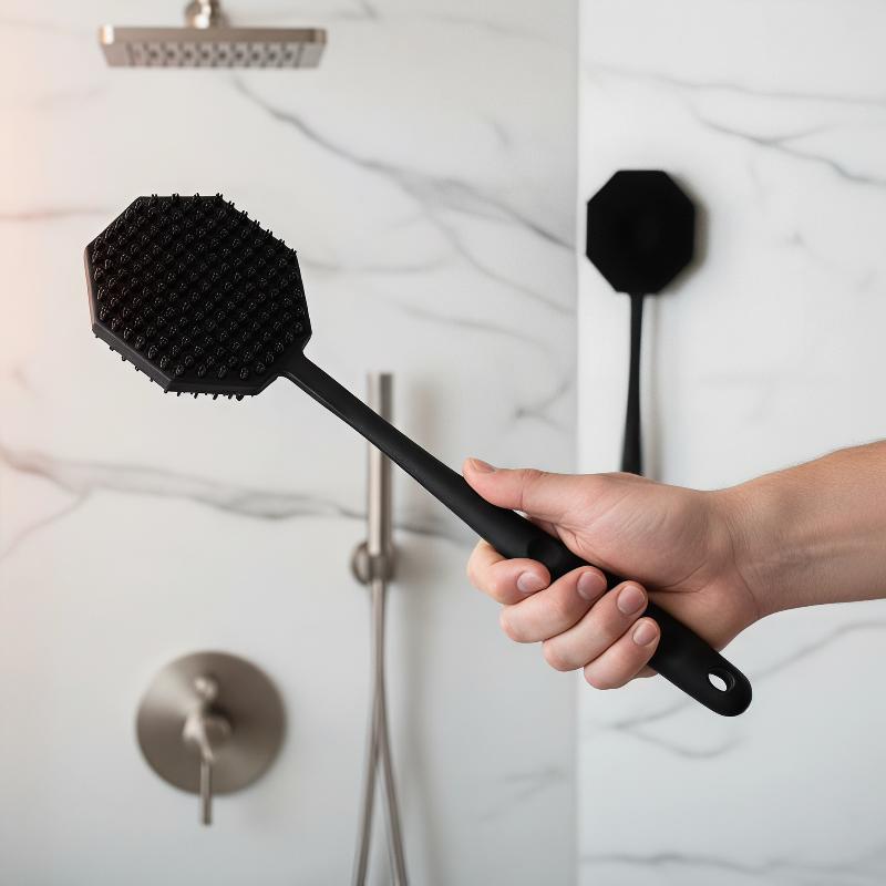 Silicone Back Shower Brush Sof - огляд і ціна Exfoliating Scrub Mens