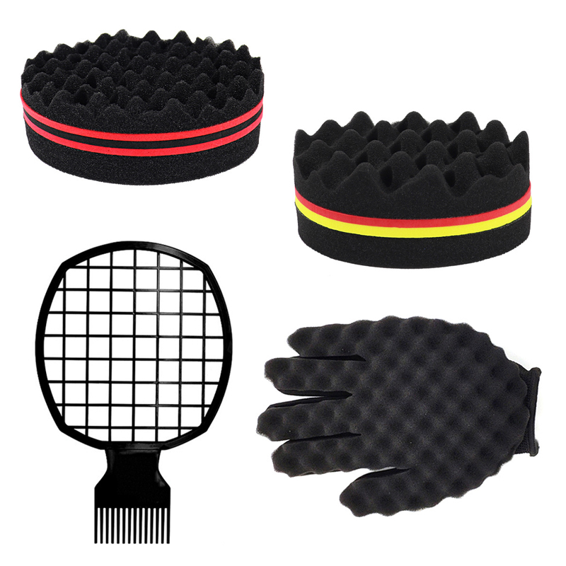 2pcs Afro Twist hair comb spon - огляд і ціна Men'S Grooming Brush