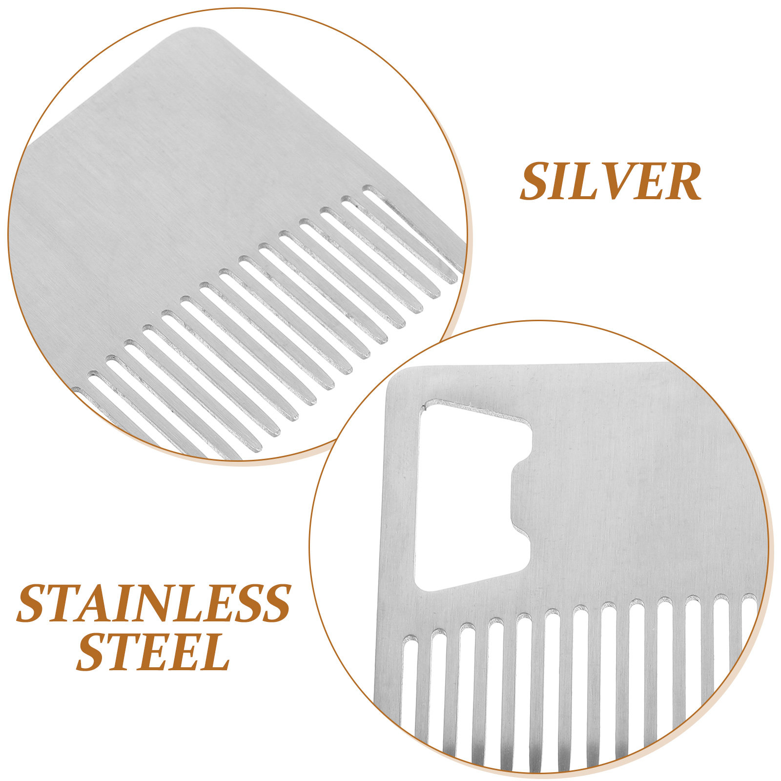 Portable Credit Card Size Stai - огляд і ціна Men'S Grooming Brush